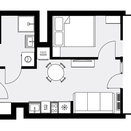 Urban Global, 12th Floor No 23a, Free Garage, Self Check-in, No Deposit Apartment Katowice